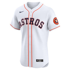 Houston Astros Home Vapor Premier Elite Patch Jersey - White | Nike