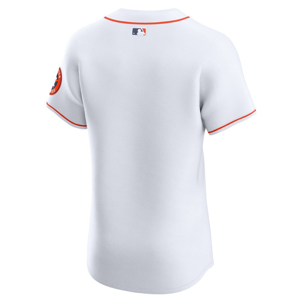 Houston Astros Home Vapor Premier Elite Patch Jersey - White | Nike