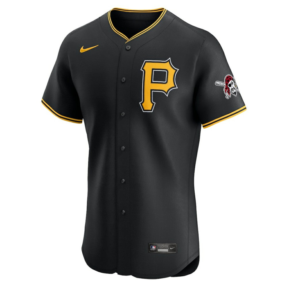 Pittsburgh Pirates Alternate Vapor Premier Elite Patch Jersey - Black | Nike
