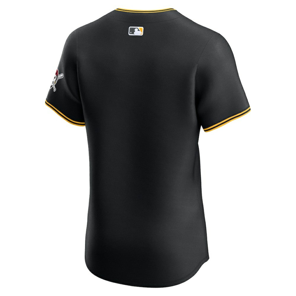 Pittsburgh Pirates Alternate Vapor Premier Elite Patch Jersey - Black | Nike