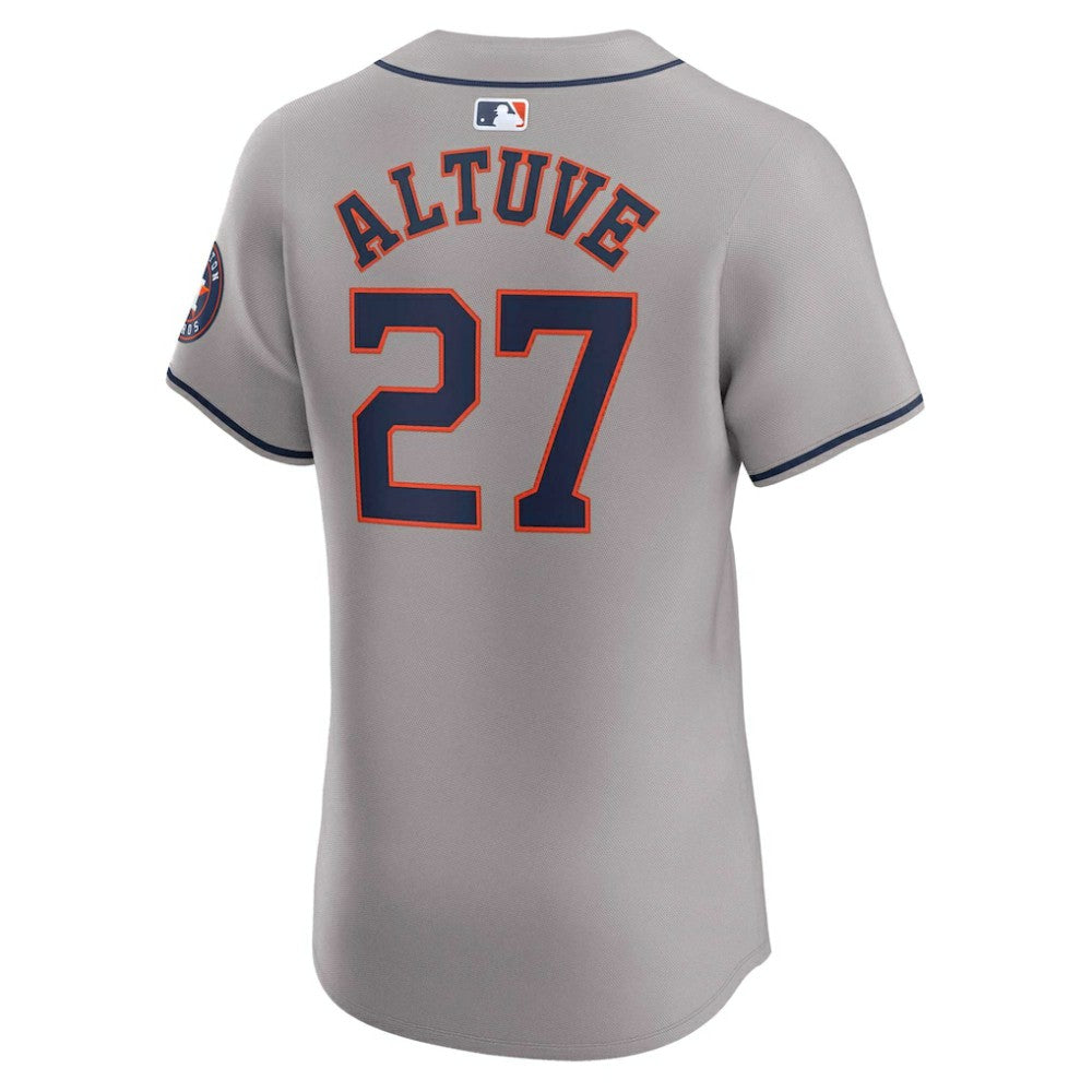 Jose Altuve Houston Astros Road Elite Player Jersey - Gray | Nike