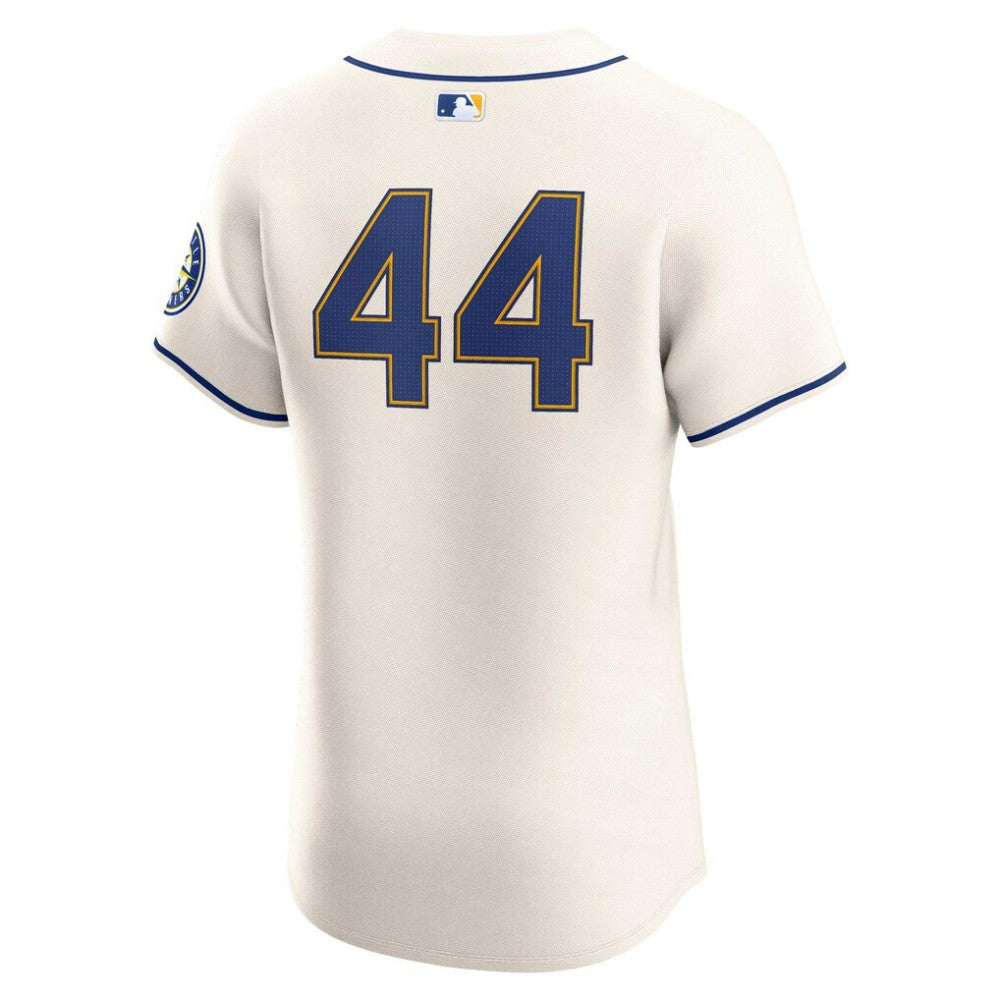 Julio Rodríguez Seattle Mariners Alternate Elite Player Jersey - Cream | Nike