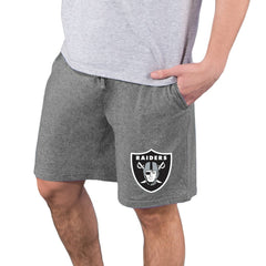 Las Vegas Raiders Concepts Sport Quest Knit Jam Shorts - Charcoal online