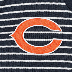 Chicago Bears Antigua Women's Maverick Waffle Henley Long Sleeve T-Shirt - Navy discount
