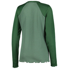 Green Bay Packers Antigua Women's Maverick Waffle Henley Long Sleeve T-Shirt - Green discount
