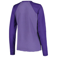 Minnesota Vikings Antigua Women's Maverick Waffle Henley Long Sleeve T-Shirt - Purple online
