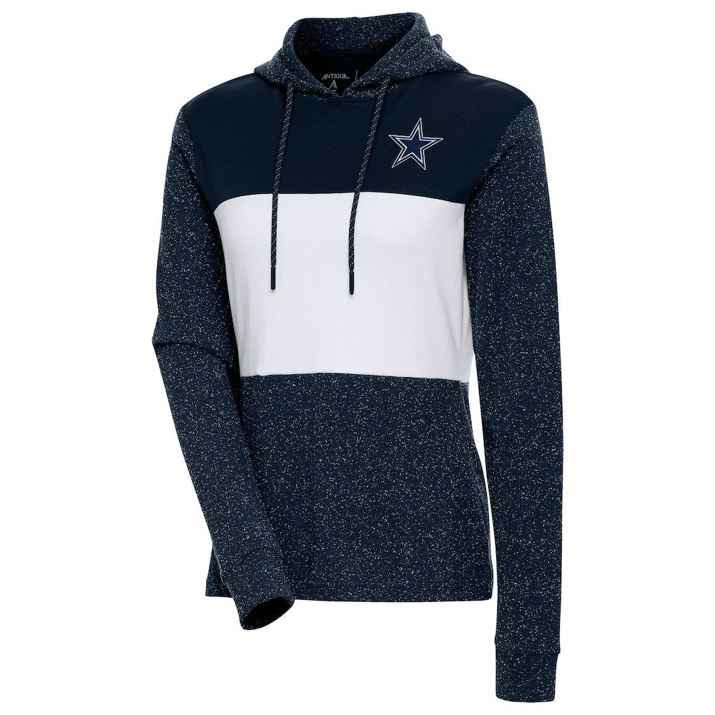 Dallas Cowboys Antigua Women's Wicket Pullover Hoodie - Navy on sale