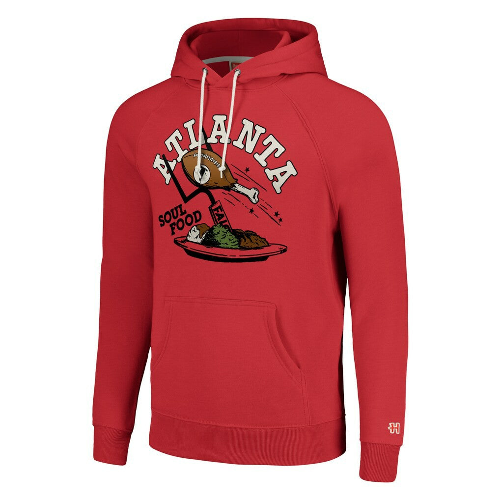 Atlanta Falcons Homage Unisex NFL x Guy Fieri’s Flavortown Tri-Blend Pullover Hoodie - Red outlet