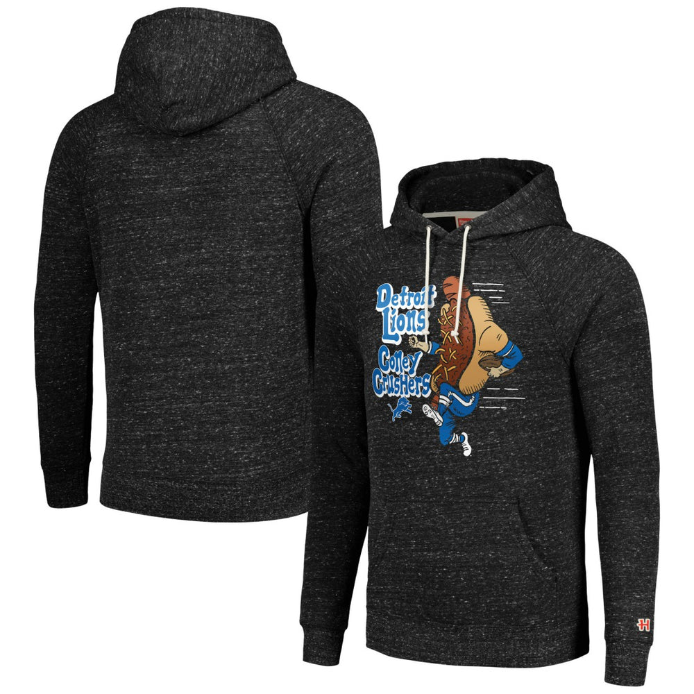 Detroit Lions Homage Unisex NFL x Guy Fieri’s Flavortown Tri-Blend Pullover Hoodie - Charcoal cheap