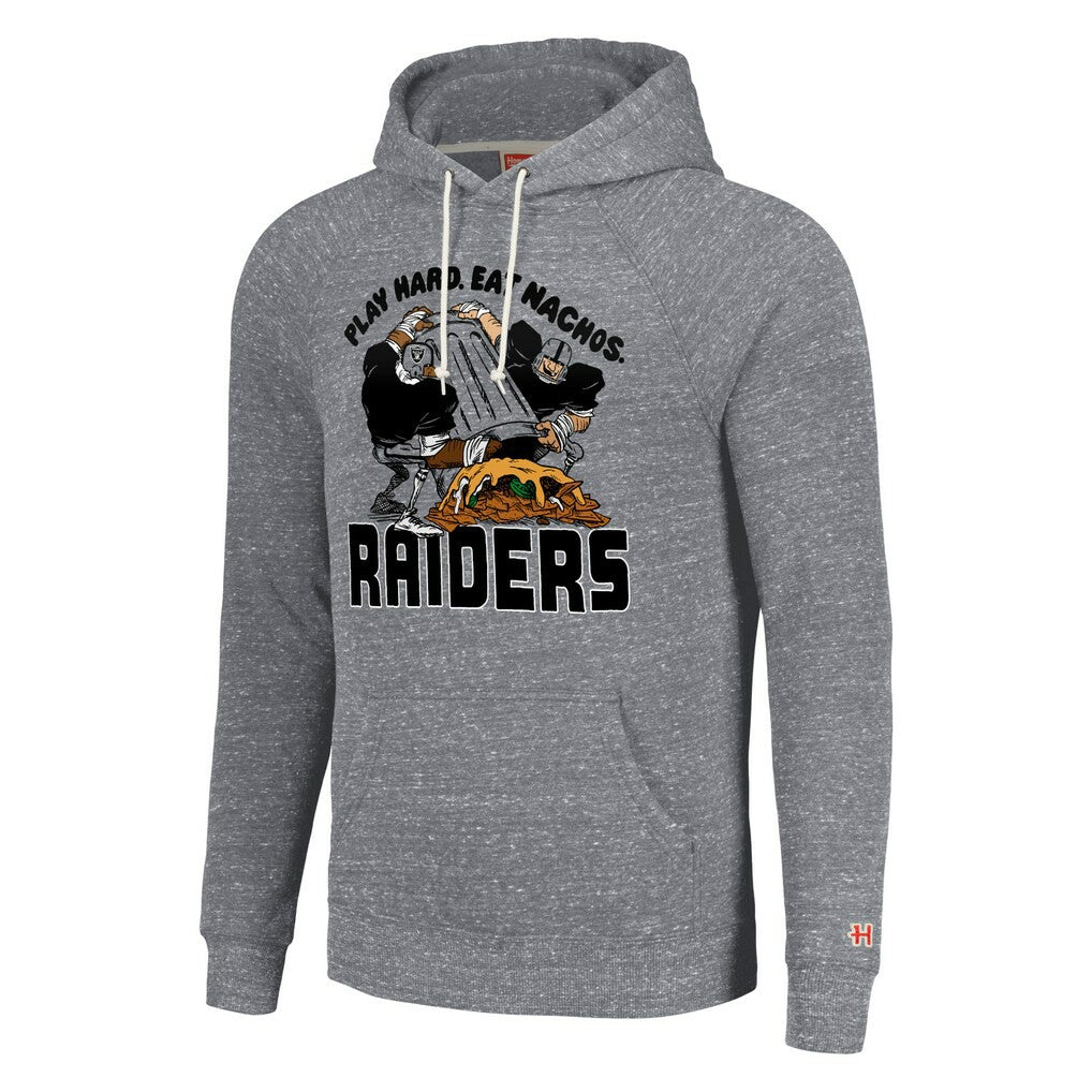 Las Vegas Raiders Homage Unisex NFL x Guy Fieri’s Flavortown Tri-Blend Pullover Hoodie - Gray outlet