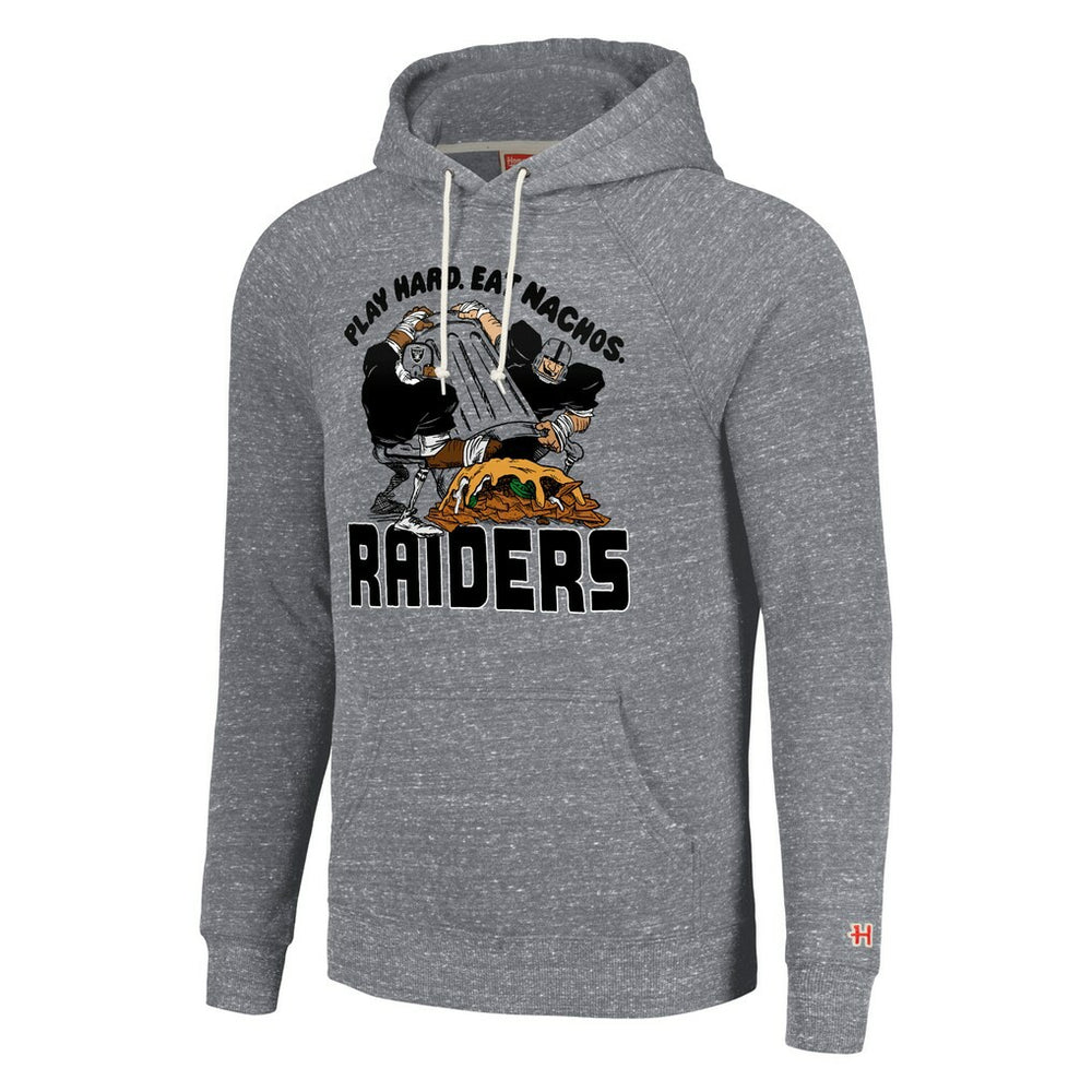 Las Vegas Raiders Homage Unisex NFL x Guy Fieri’s Flavortown Tri-Blend Pullover Hoodie - Gray outlet