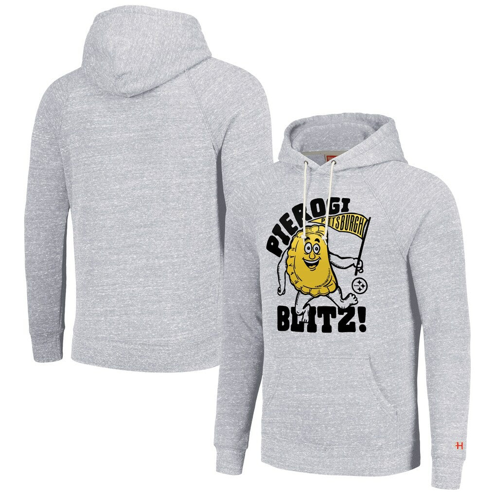Pittsburgh Steelers Homage Unisex NFL x Guy Fieri’s Flavortown Tri-Blend Pullover Hoodie - Ash sale