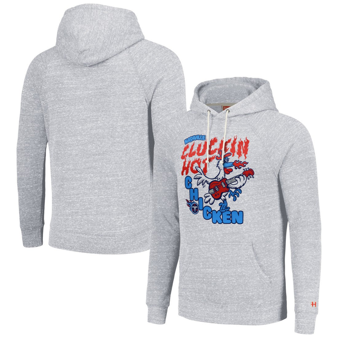 Tennessee Titans Homage Unisex NFL x Guy Fieri’s Flavortown Tri-Blend Pullover Hoodie - Ash discount