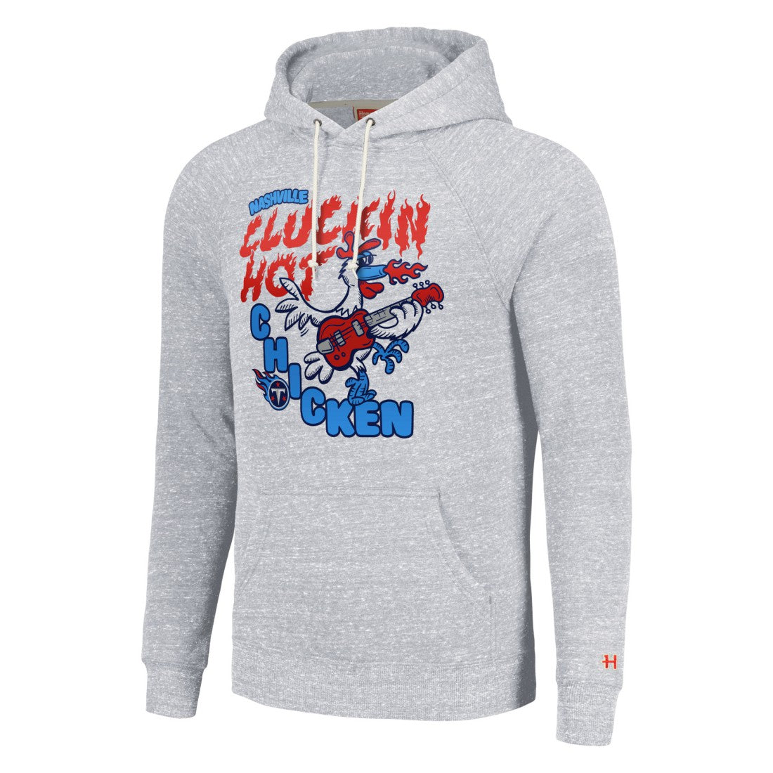 Tennessee Titans Homage Unisex NFL x Guy Fieri’s Flavortown Tri-Blend Pullover Hoodie - Ash discount