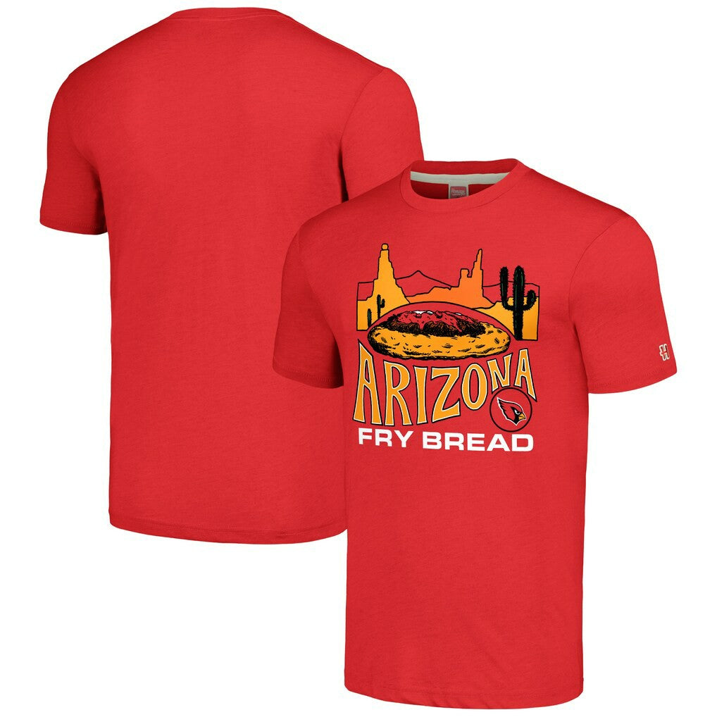 Arizona Cardinals Homage Unisex NFL x Guy Fieri’s Flavortown Tri-Blend T-Shirt - Red outlet
