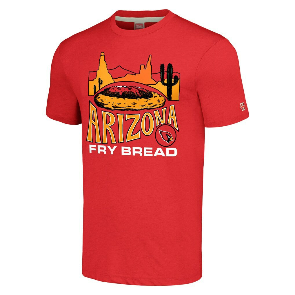 Arizona Cardinals Homage Unisex NFL x Guy Fieri’s Flavortown Tri-Blend T-Shirt - Red outlet