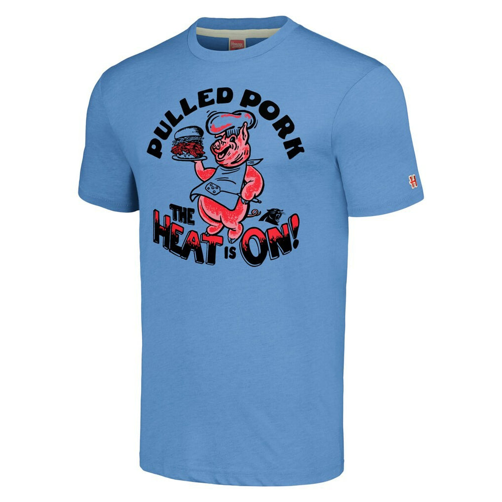 Carolina Panthers Homage Unisex NFL x Guy Fieri’s Flavortown Tri-Blend T-Shirt - Light Blue online