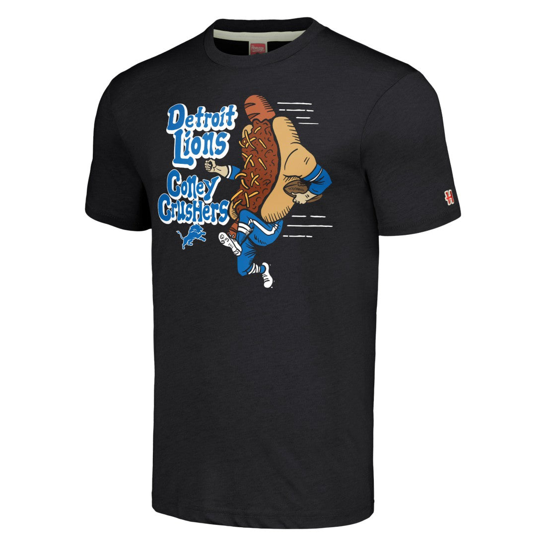 Detroit Lions Homage Unisex NFL x Guy Fieri’s Flavortown Tri-Blend T-Shirt - Charcoal on sale
