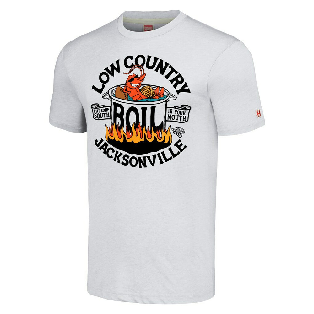 Jacksonville Jaguars Homage Unisex NFL x Guy Fieri’s Flavortown Tri-Blend T-Shirt - Ash cheap