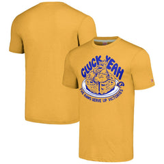 Los Angeles Rams Homage Unisex NFL x Guy Fieri’s Flavortown Tri-Blend T-Shirt - Gold discount