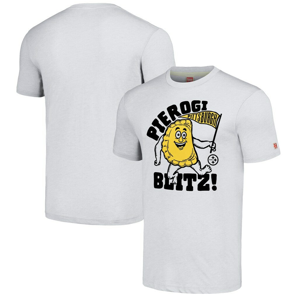 Pittsburgh Steelers Homage Unisex NFL x Guy Fieri’s Flavortown Tri-Blend T-Shirt - Ash discount