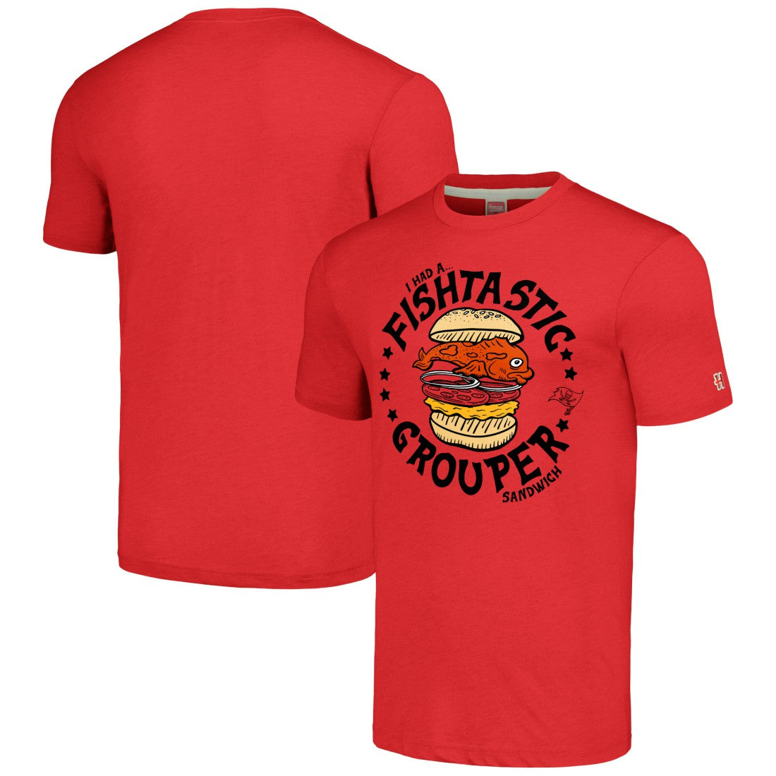 Tampa Bay Buccaneers Homage Unisex NFL x Guy Fieri’s Flavortown Tri-Blend T-Shirt - Red online