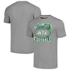 New York Jets Homage Hyper Local Tri-Blend T-Shirt - Gray outlet