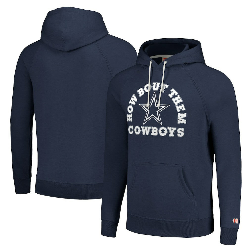 Dallas Cowboys Homage Unisex Hyperlocal Raglan Pullover Hoodie - Navy cheap