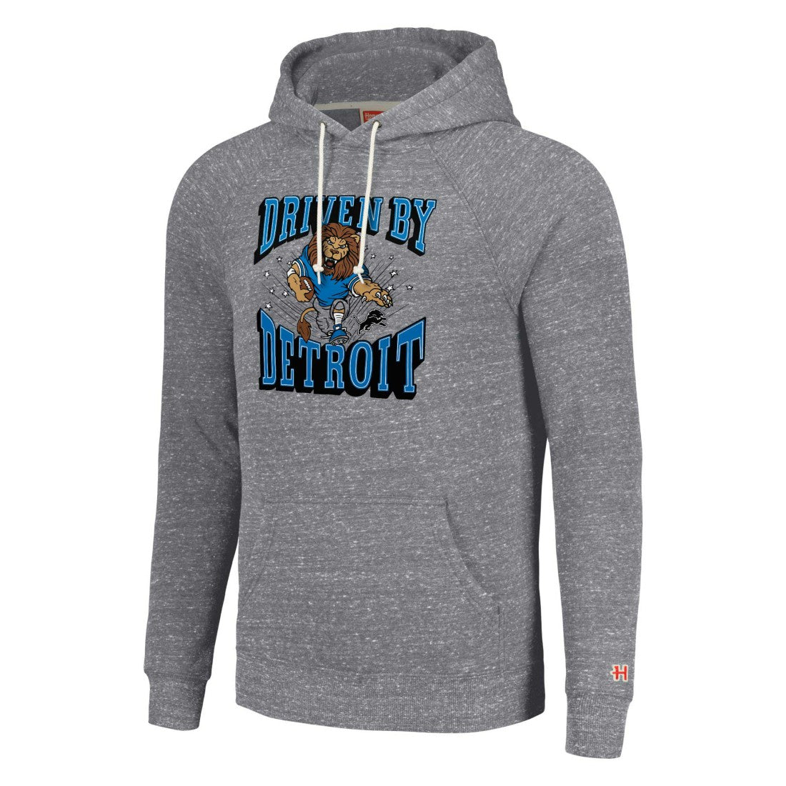 Detroit Lions Homage Unisex Hyperlocal Raglan Pullover Hoodie - Gray discount
