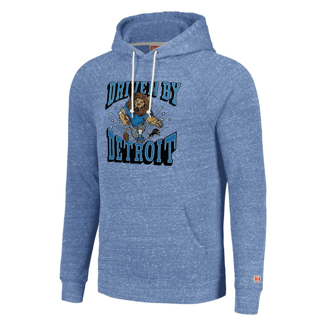 Detroit Lions Homage Unisex Hyperlocal Raglan Pullover Hoodie - Blue cheap
