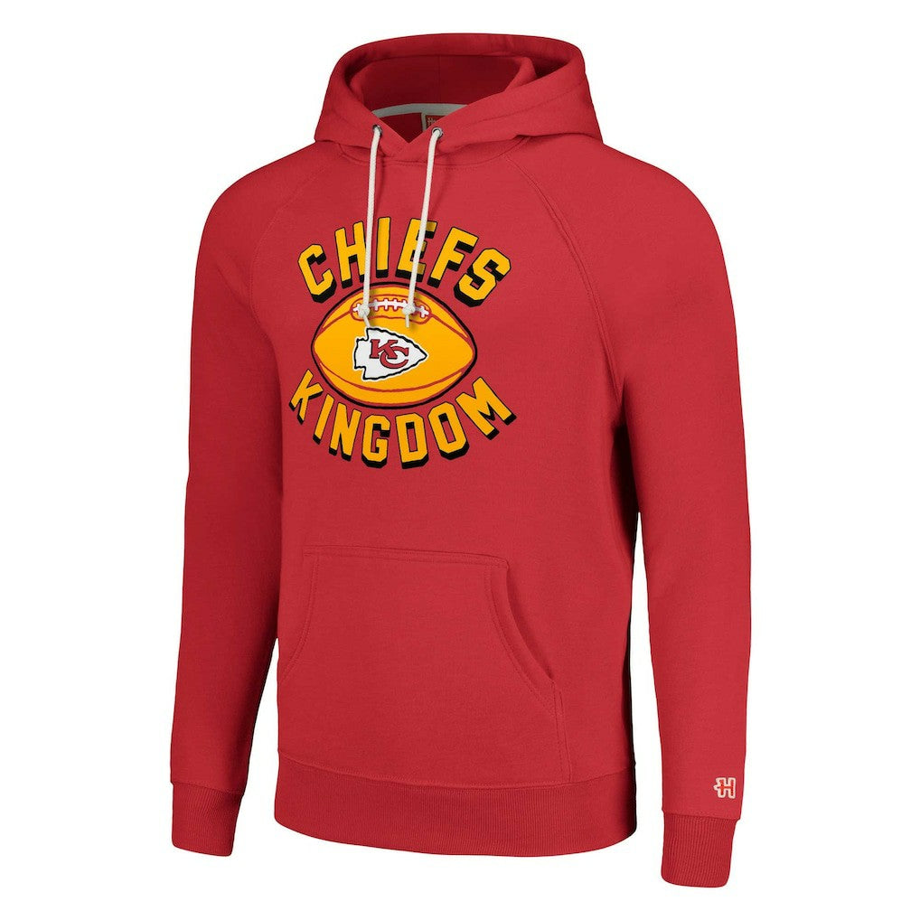 Kansas City Chiefs Homage Unisex Hyperlocal Raglan Pullover Hoodie - Red sale