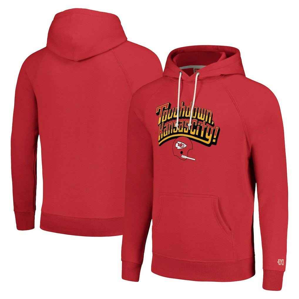 Kansas City Chiefs Homage Unisex Hyperlocal Raglan Pullover Hoodie - Red sale