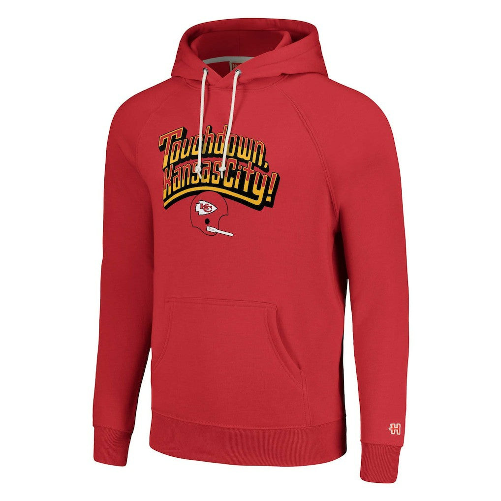 Kansas City Chiefs Homage Unisex Hyperlocal Raglan Pullover Hoodie - Red sale