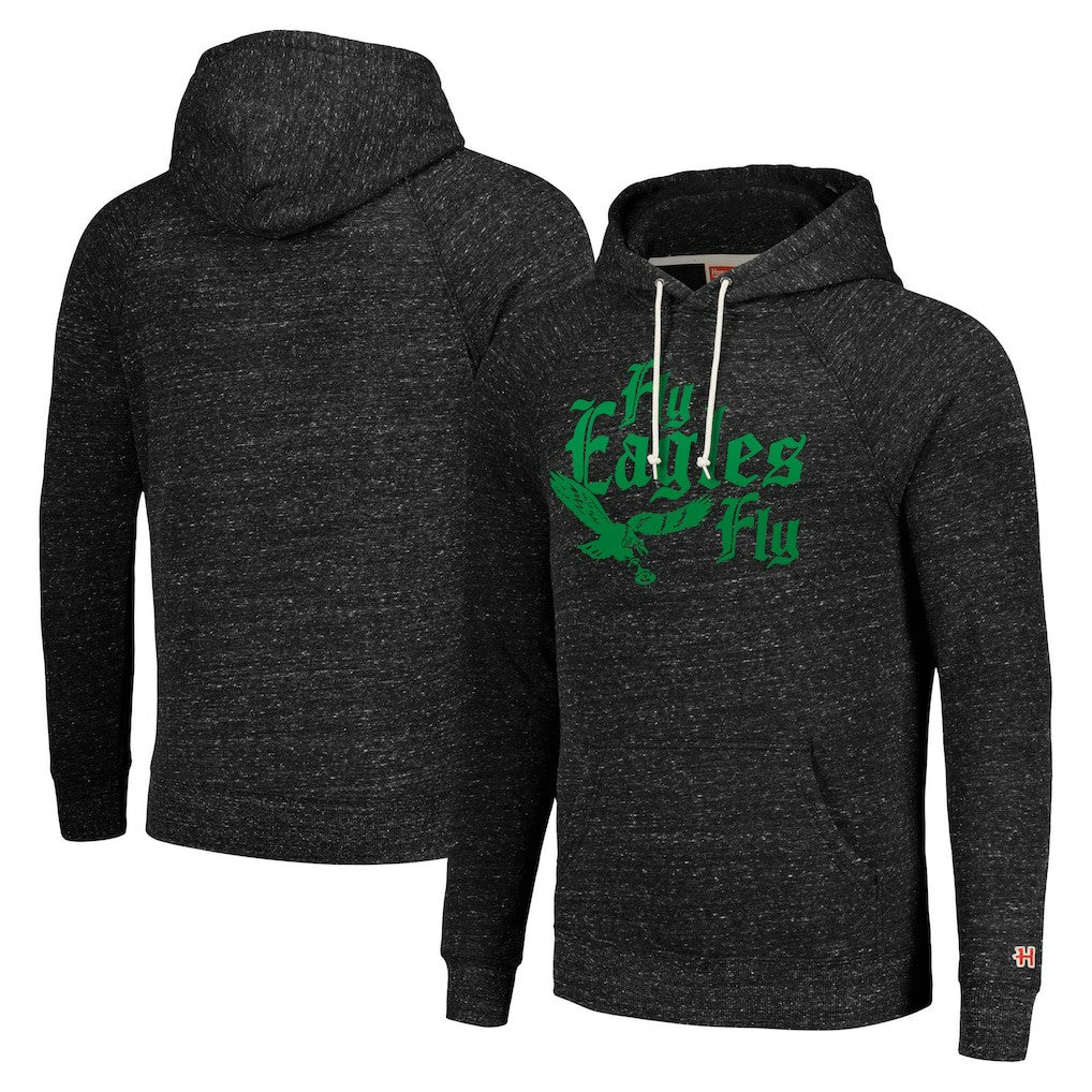 Philadelphia Eagles Homage Unisex Hyperlocal Raglan Pullover Hoodie - Charcoal cheap