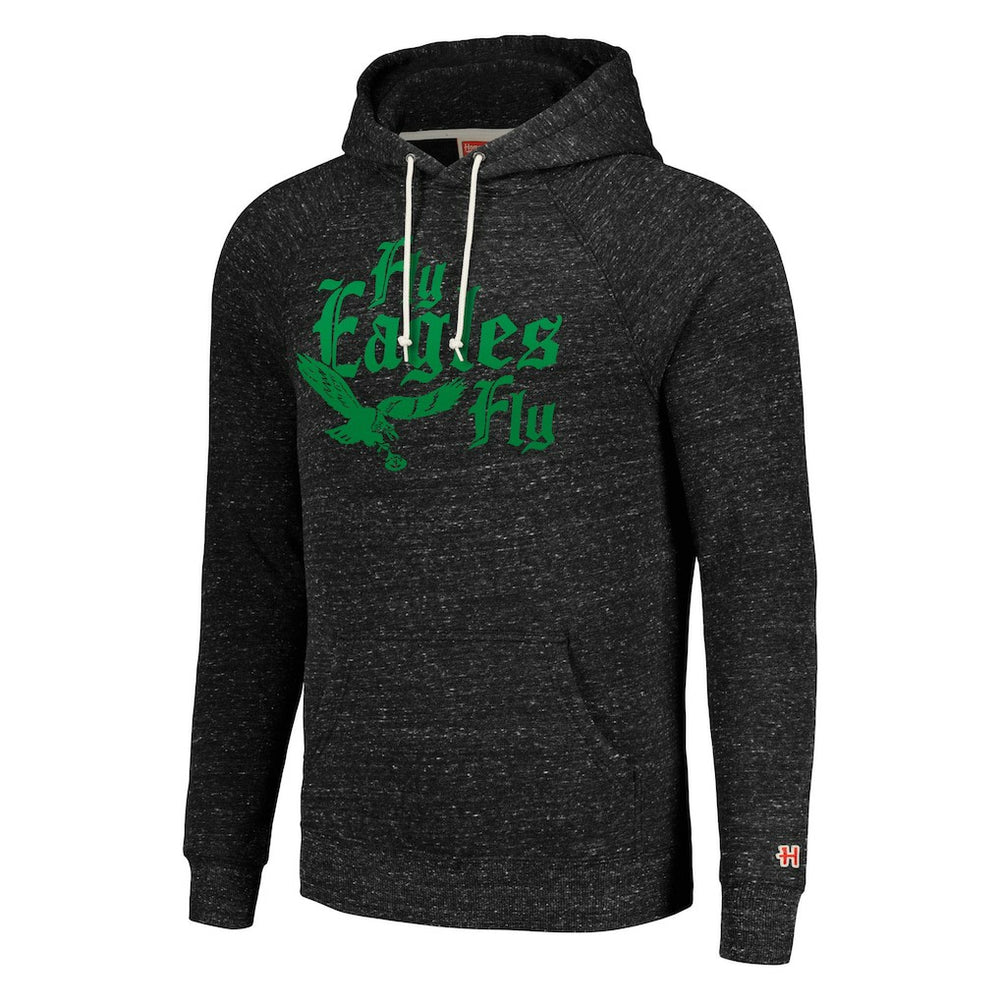 Philadelphia Eagles Homage Unisex Hyperlocal Raglan Pullover Hoodie - Charcoal cheap