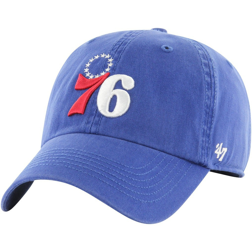 Philadelphia 76ers '47 Alternate Logo Classic Franchise Fitted Hat - Royal | 47 brand cheap