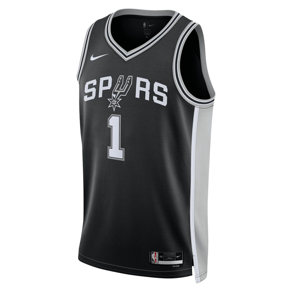 Victor Wembanyama San Antonio Spurs Unisex 2023 NBA Draft First Round Pick Swingman Jersey - Icon Edition - Black | Nike online