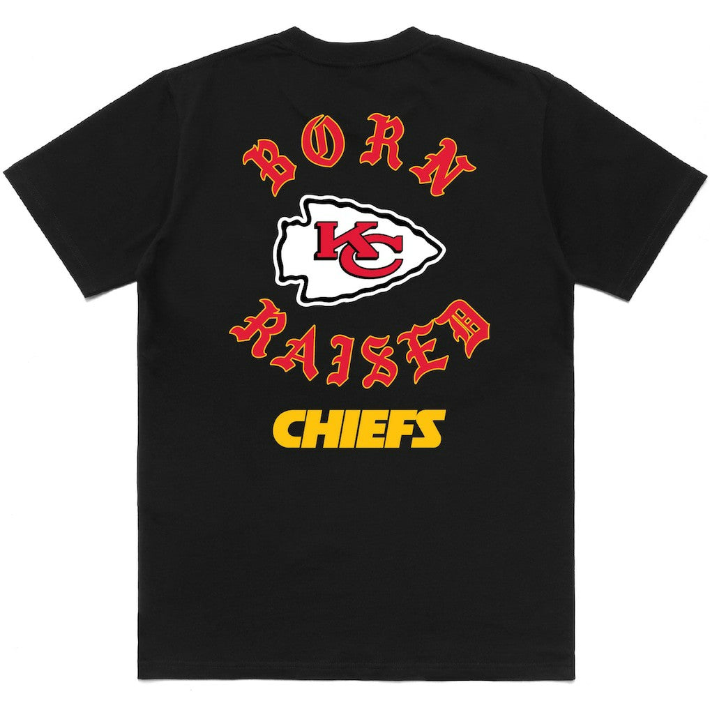 Kansas City Chiefs Born x Raised Unisex T-Shirt - Black on sale