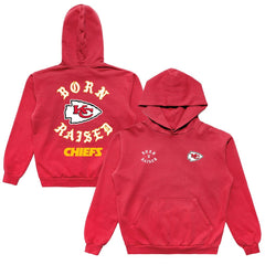 Kansas City Chiefs Born x Raised Unisex Pullover Hoodie - Red discount