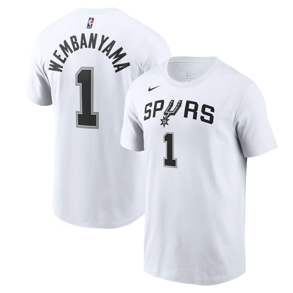 Victor Wembanyama San Antonio Spurs Icon 2022/23 Name & Number T-Shirt - White | Nike sale