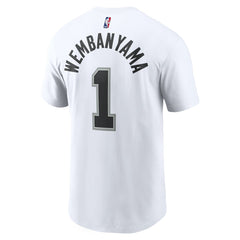 Victor Wembanyama San Antonio Spurs Icon 2022/23 Name & Number T-Shirt - White | Nike sale