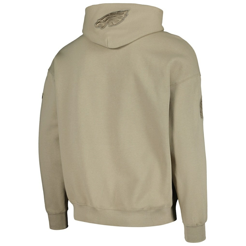 Jalen Hurts Philadelphia Eagles Pro Standard Player Name & Number Pullover Hoodie - Tan discount