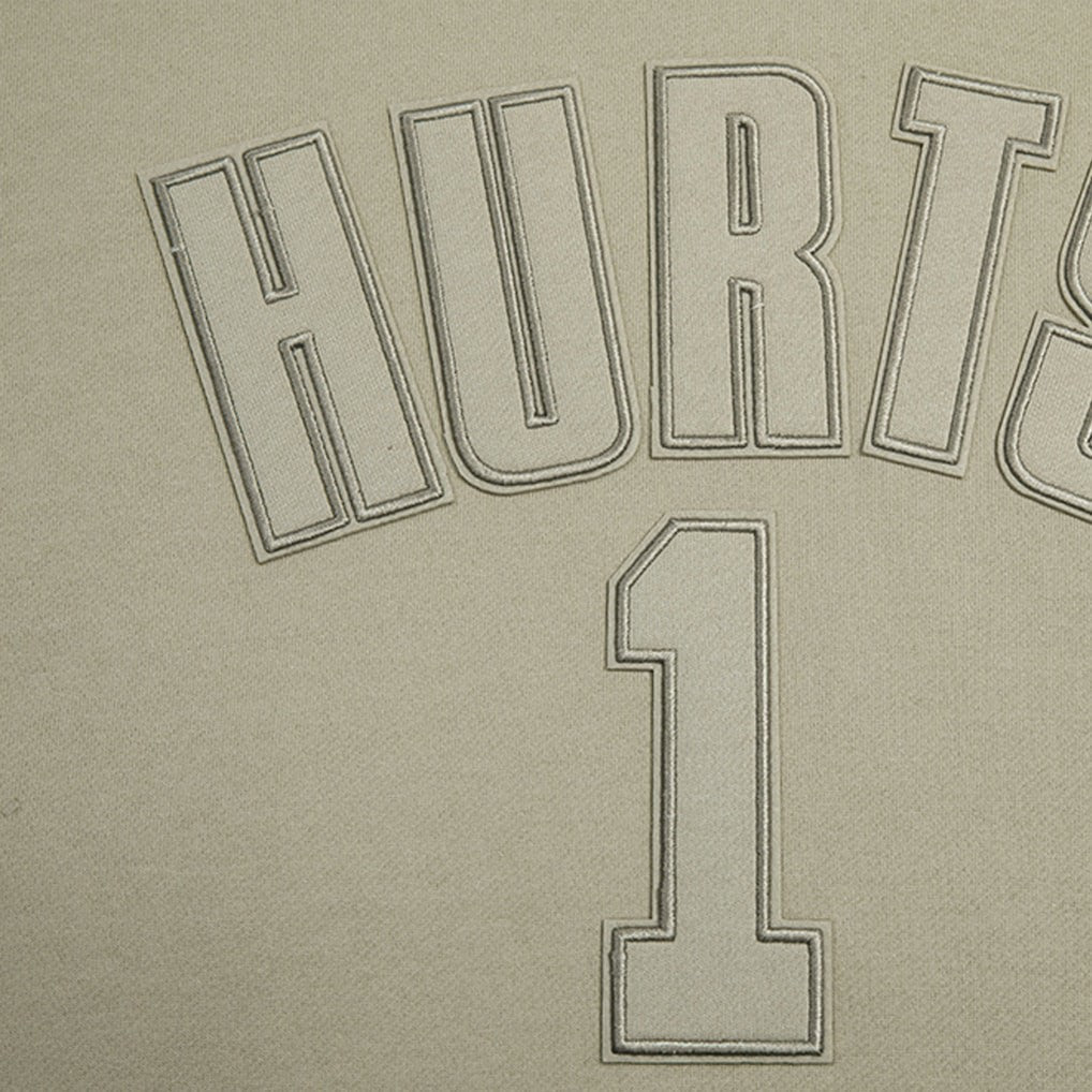 Jalen Hurts Philadelphia Eagles Pro Standard Player Name & Number Pullover Hoodie - Tan discount