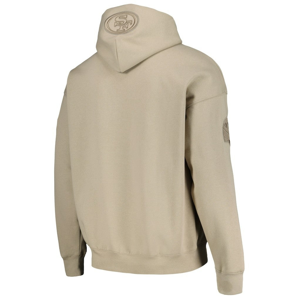 Christian McCaffrey San Francisco 49ers Pro Standard Player Name & Number Pullover Hoodie - Tan outlet