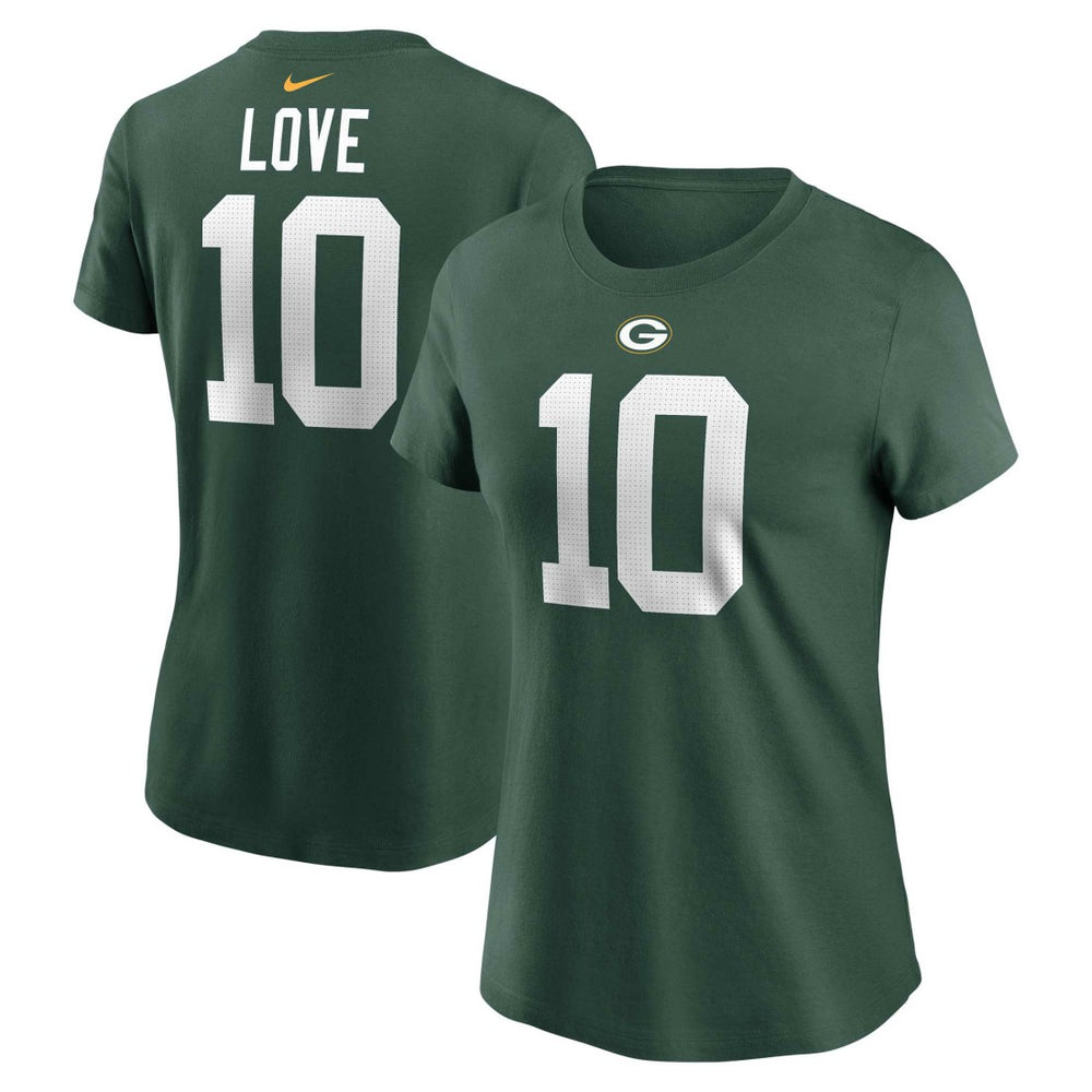 Jordan Love Green Bay Packers Women's Player Name & Number T-Shirt - Green | Nike on sale