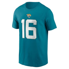 Trevor Lawrence Jacksonville Jaguars Player Name & Number T-Shirt - Teal | Nike cheap