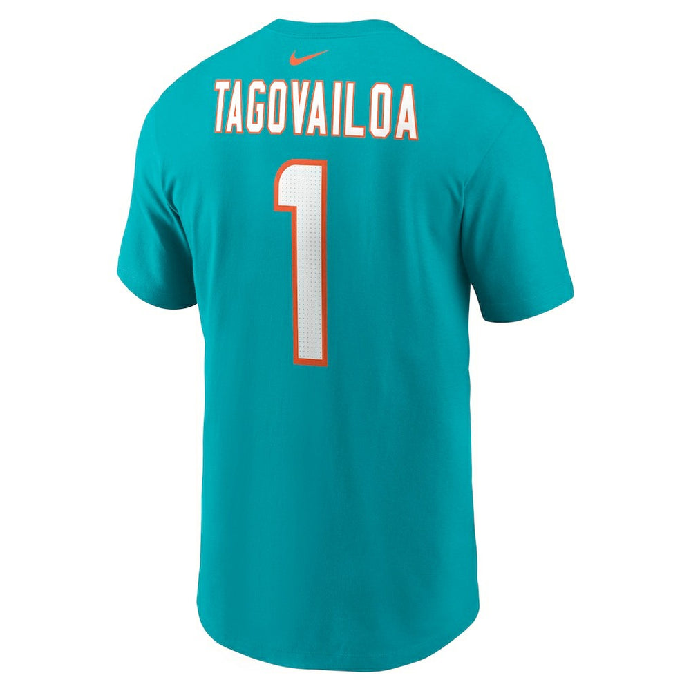 Tua Tagovailoa Miami Dolphins Player Name & Number T-Shirt - Aqua | Nike outlet