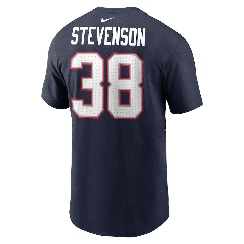 Rhamondre Stevenson New England Patriots Player Name & Number T-Shirt - Navy | Nike online
