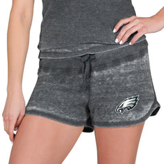 Philadelphia Eagles Concepts Sport Women's Resurgence Waffle Knit Shorts - Charcoal outlet