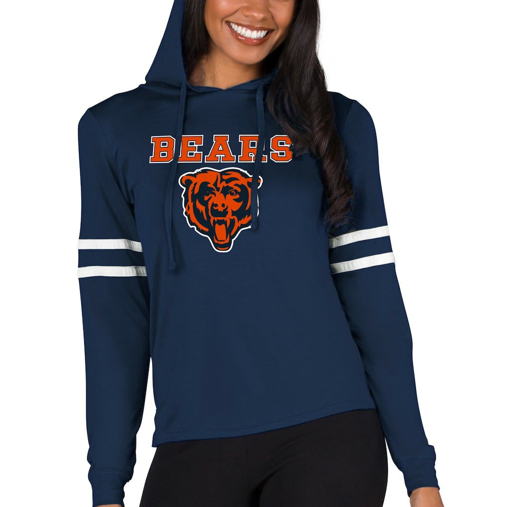 Chicago Bears Concepts Sport Women's Marathon Lightweight Lounge Pullover Hoodie - Navy online
